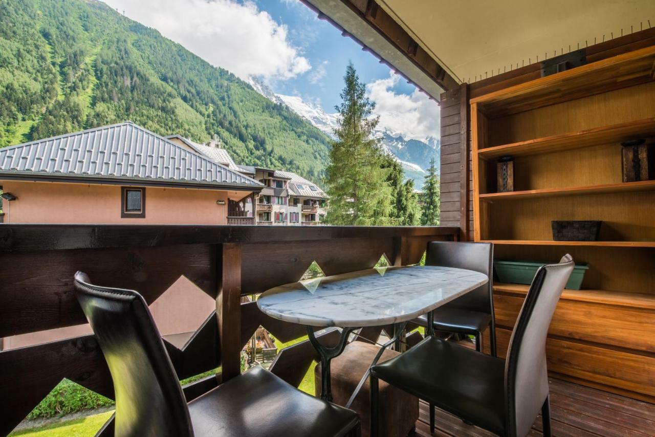 Studio Chamonix Centre With Mont-Blanc View Apartment Luaran gambar
